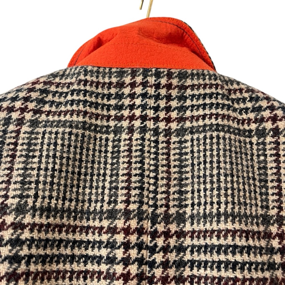 J.Crew Schoolboy Blazer Plaid Wool Brown Tan Gold Buttons Women’s Size 0 - Picture 7 of 10
